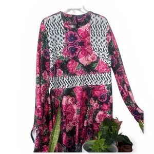 Floral Long Sleeve Dress
